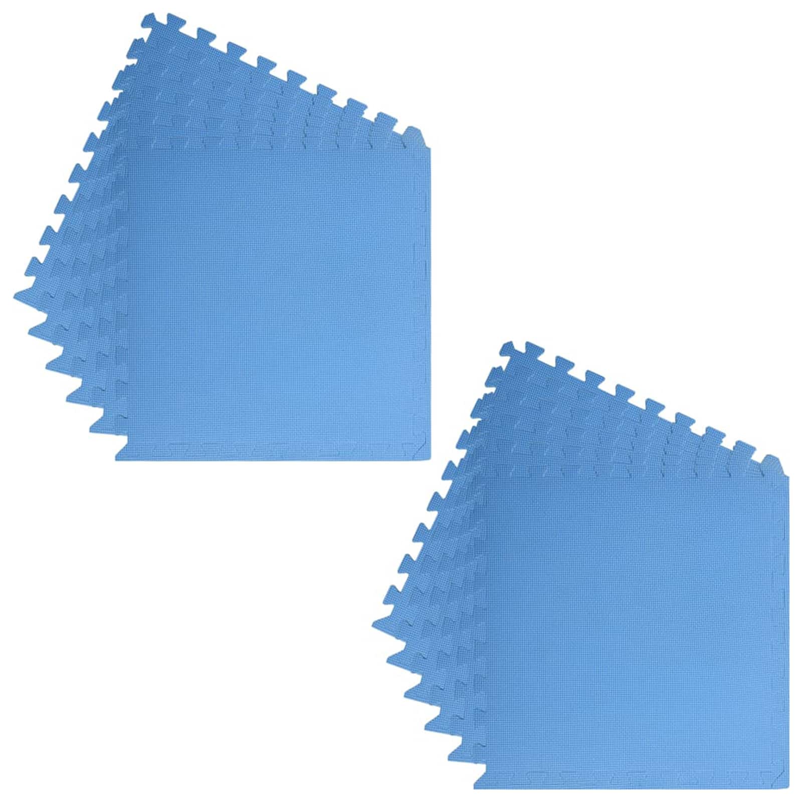 Podloga za bazen 12 pcs Plava 4,32 ㎡ EVA pjenasti materijal