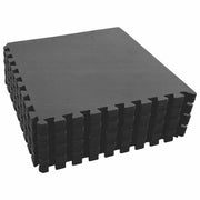 Podloga za bazen 24 pcs Crna 8,64 ㎡ EVA pjenasti materijal
