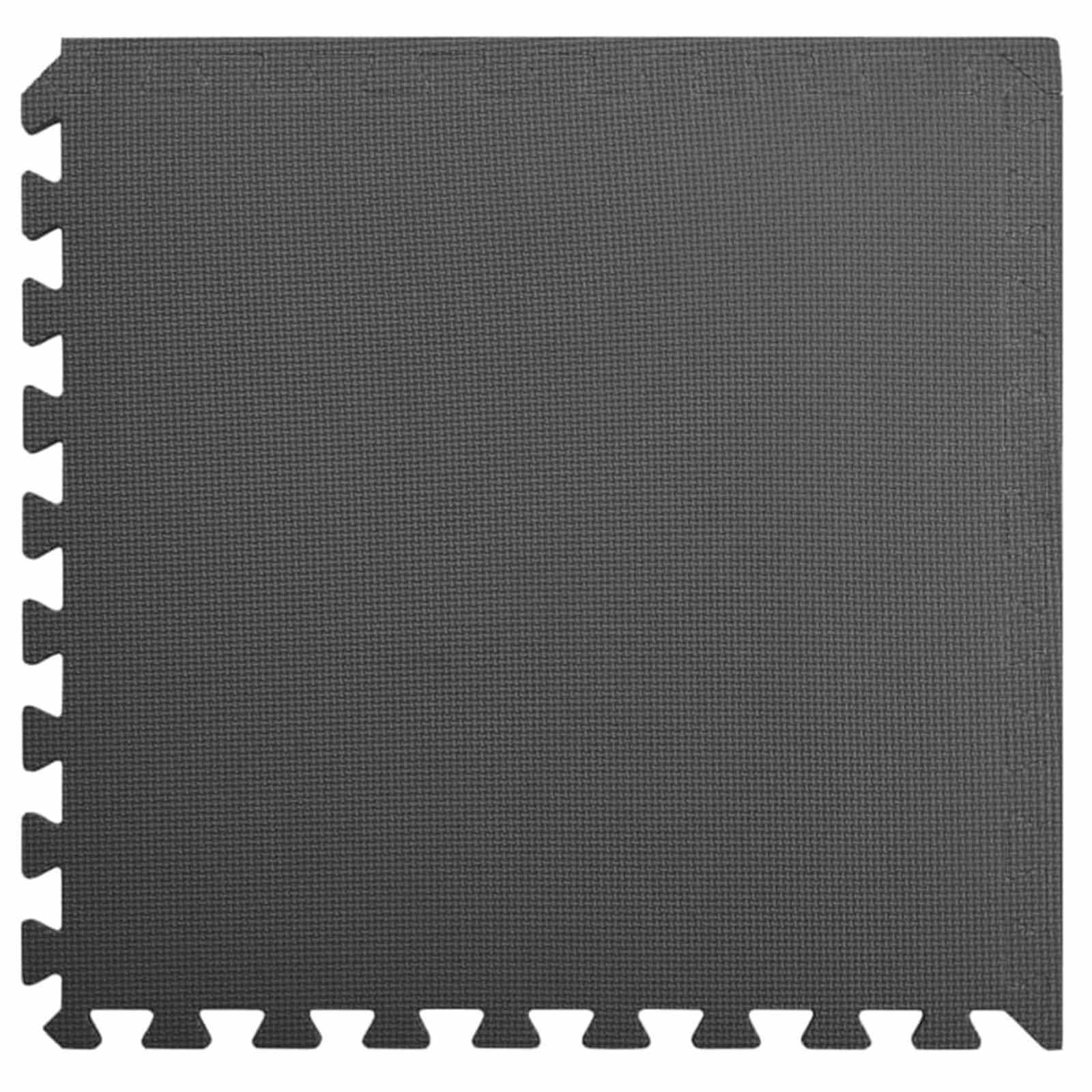 Podloga za bazen 24 pcs Crna 8,64 ㎡ EVA pjenasti materijal