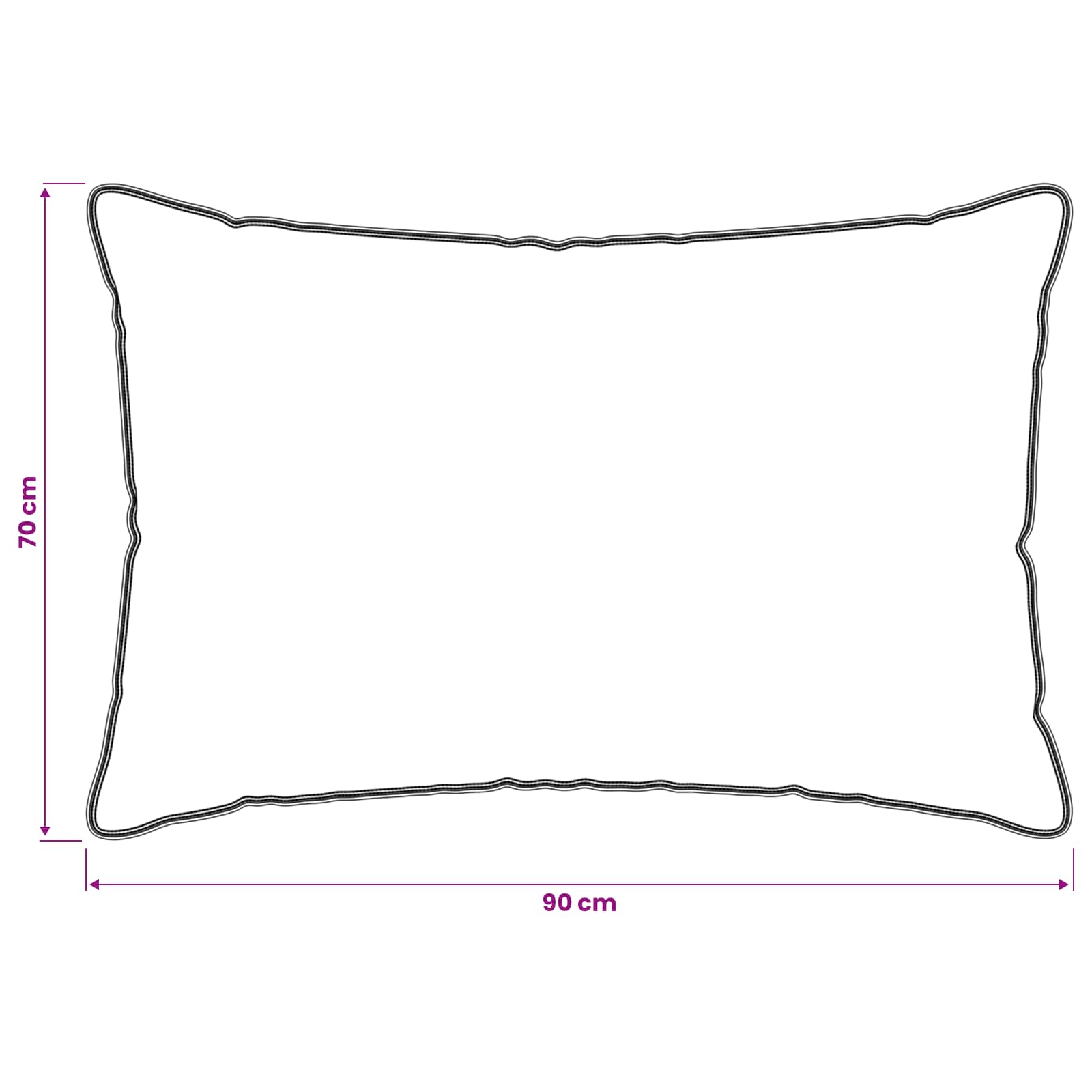 Set deka 2 kom. 200 x 220 cm Sve sezone Kapok vlakno Bež