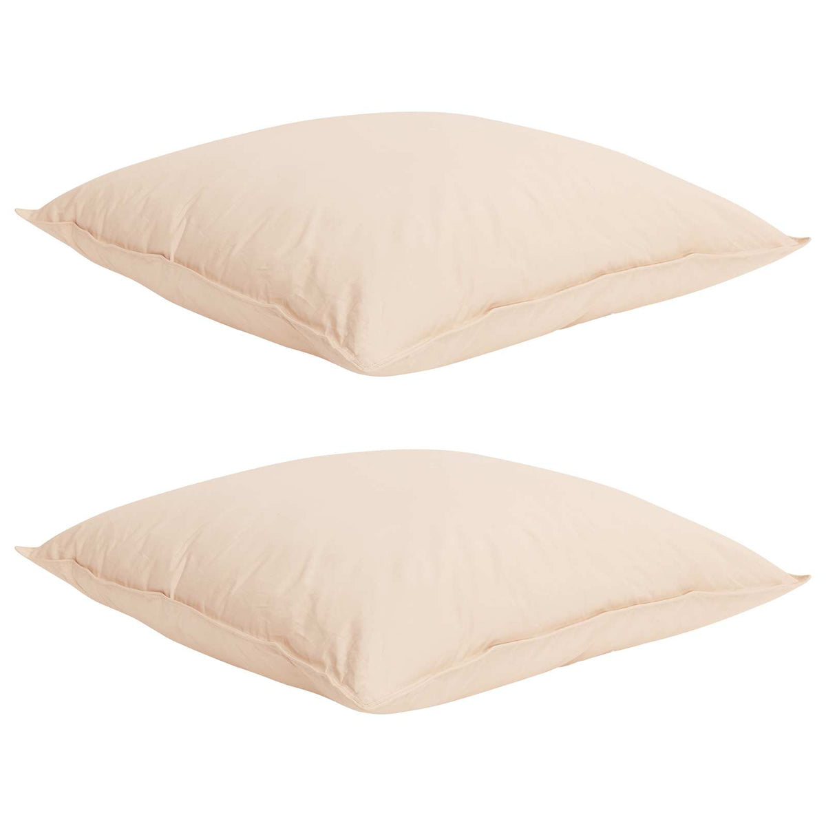 Set deka 2 kom. 140 x 220 cm 250 gsm Prirodni kapok Bež