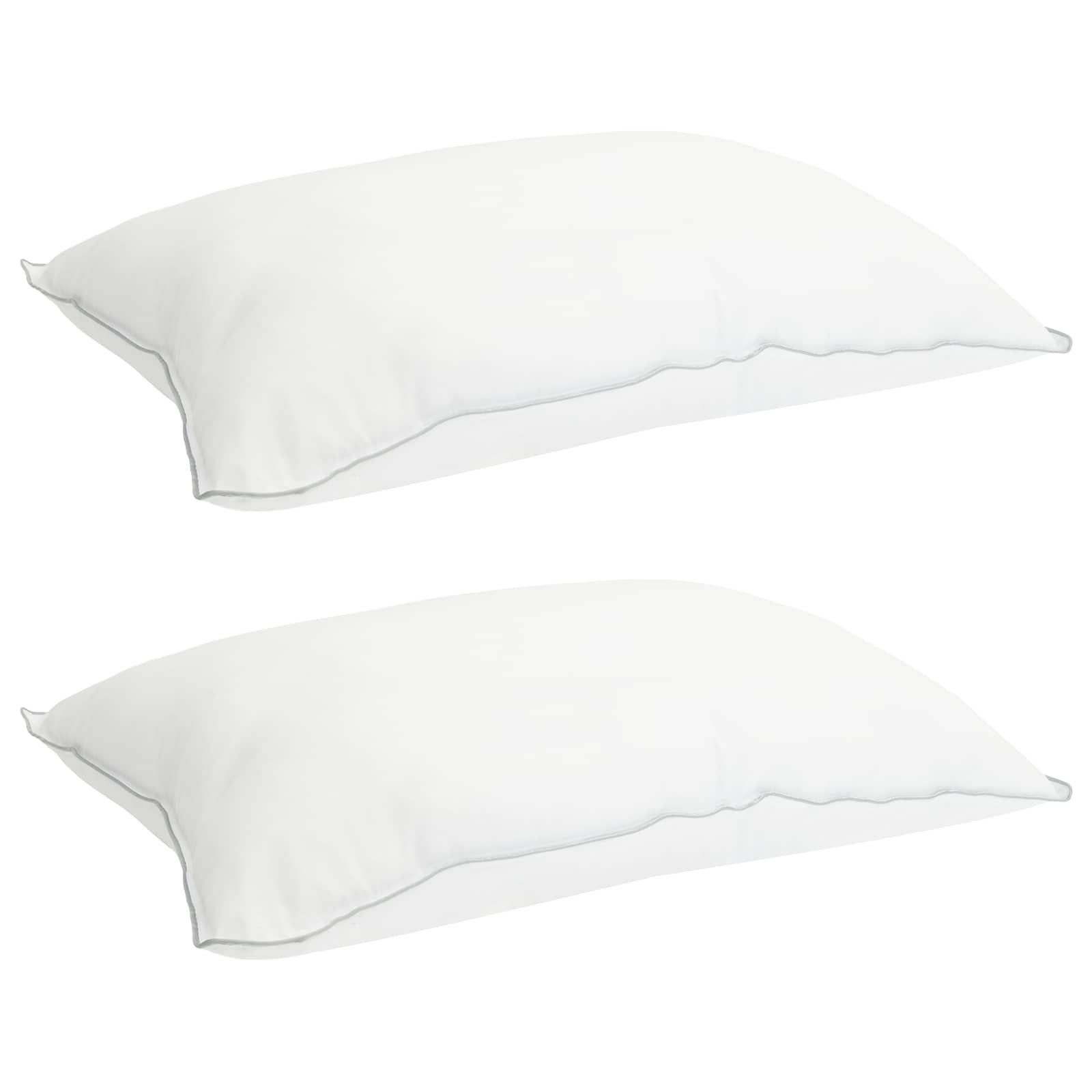 Set deka s jastukom Bijela 135 x 220 cm Poliester, Bambus