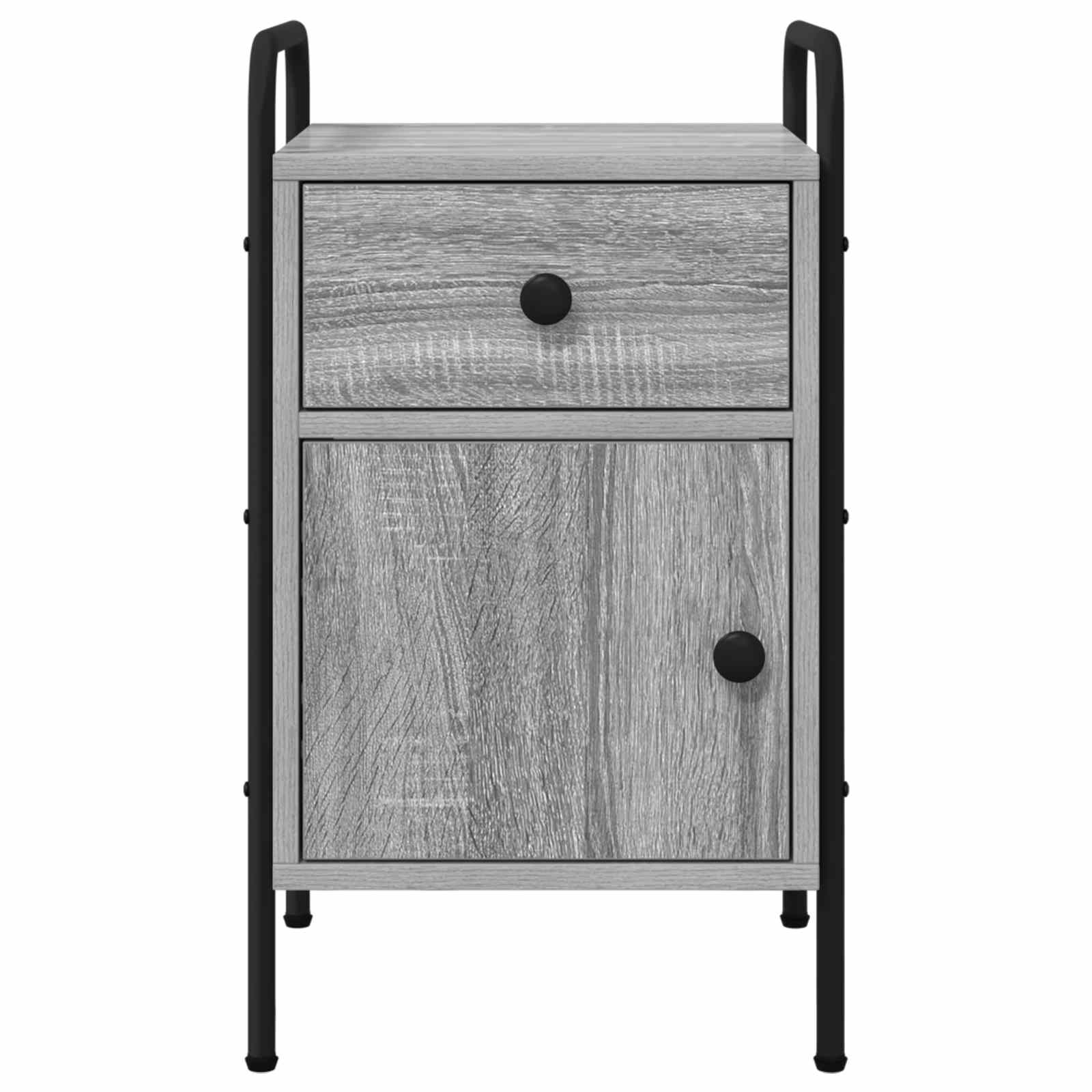 Noćni ormar Siva Sonoma 35 x 36,5 x 61 cm Konstruirano drvo