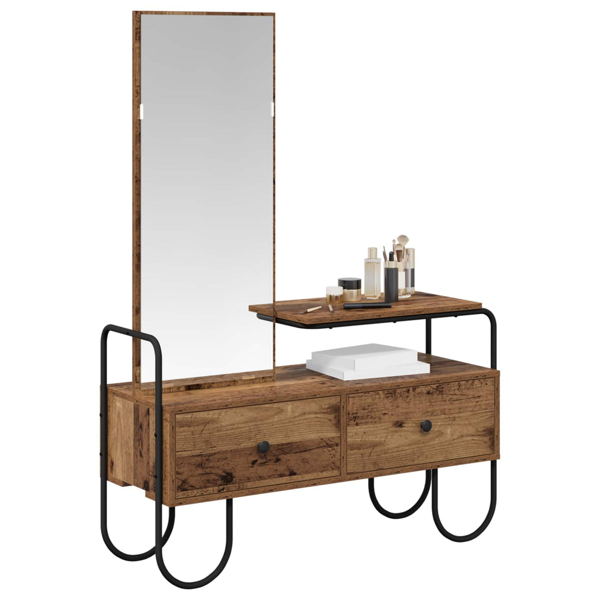 Toaletni stol Staro drvo 100 x 36,5 x 136 cm Konstruirano drvo
