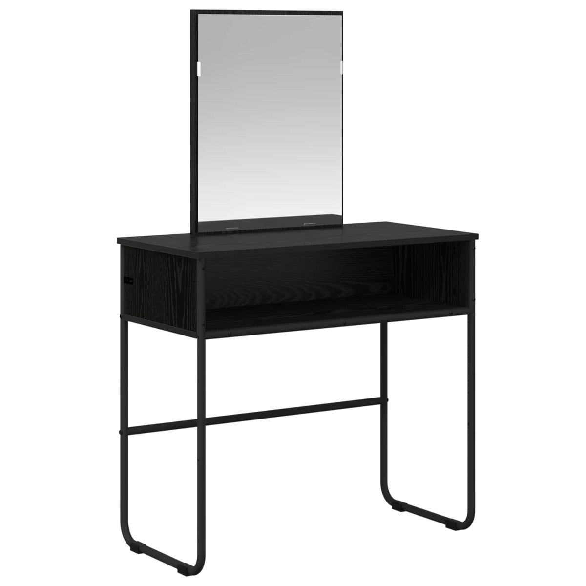 Toaletni stol Crni hrast 81 x 40 x 131 cm Konstruirano drvo