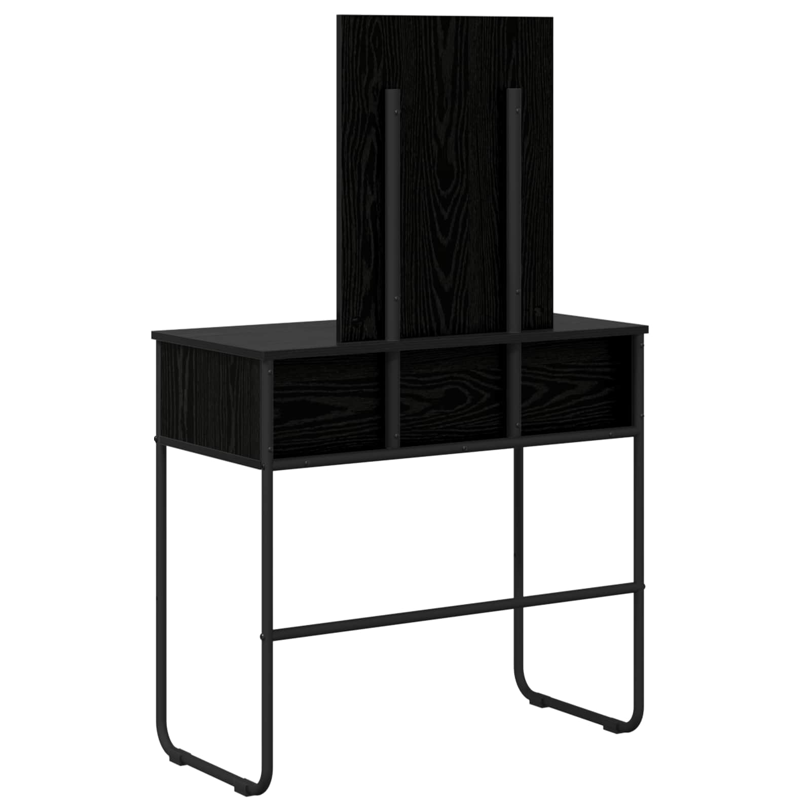 Toaletni stol Crni hrast 81 x 40 x 131 cm Konstruirano drvo