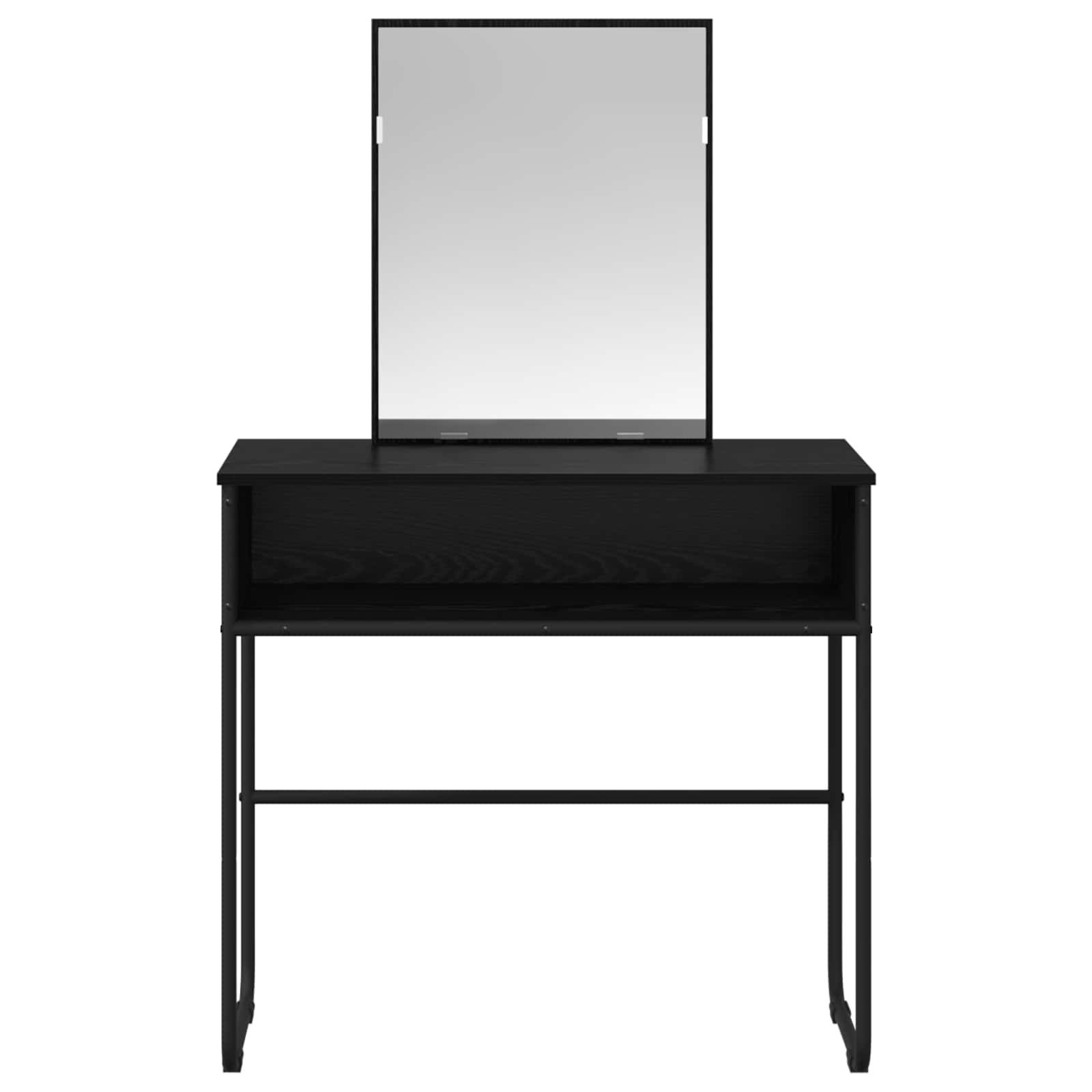 Toaletni stol Crni hrast 81 x 40 x 131 cm Konstruirano drvo