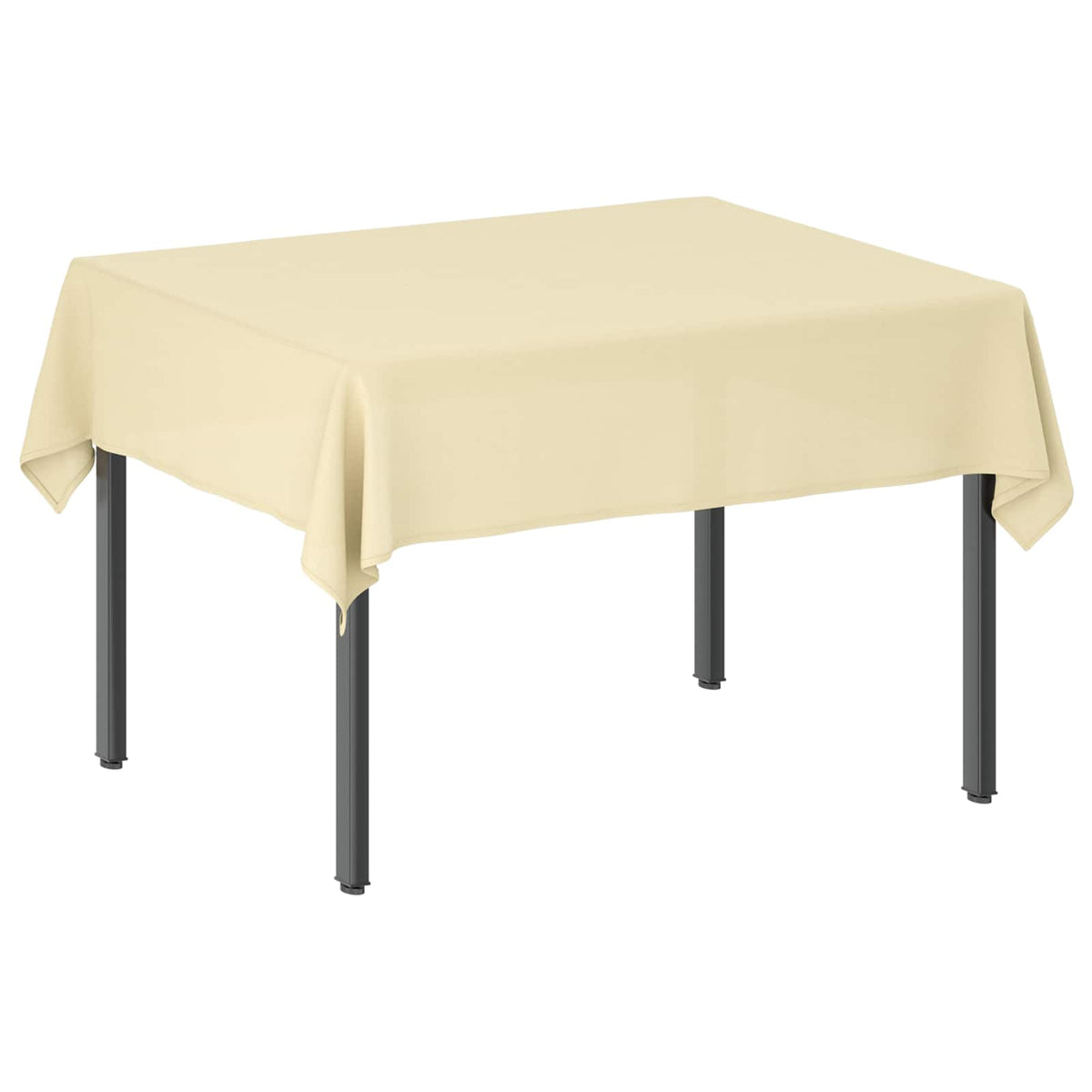 Tkanina za stol Pravokutni Krem bijela 140 x 160 cm Poliester