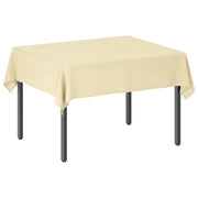 Tkanina za stol Pravokutni Krem bijela 140 x 160 cm Poliester
