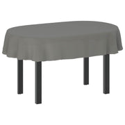 Tkanina za stol Ovalni Svjetlosiva 130 x 180 cm