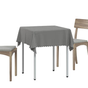 Tkanina za stol Pravokutni Svjetlosiva 140 x 140 cm