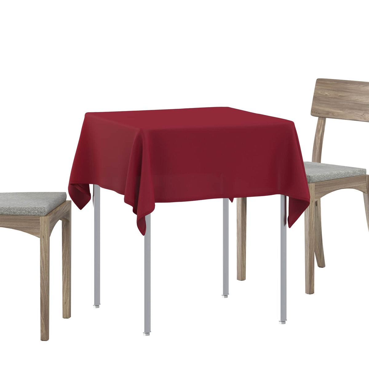 Tkanina za stol 5 kom. Četvrtasti Vinska crvena 90 x 90 cm