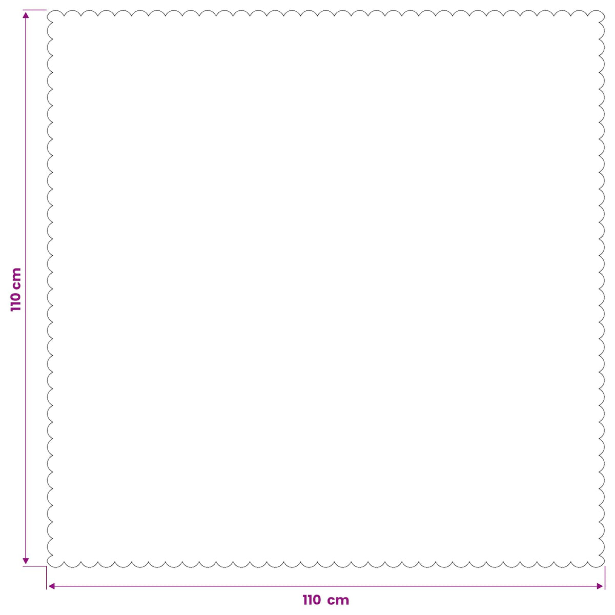 Tkanina za stol 5 kom. Četvrtasti Tamnosiva 110 x 110 cm