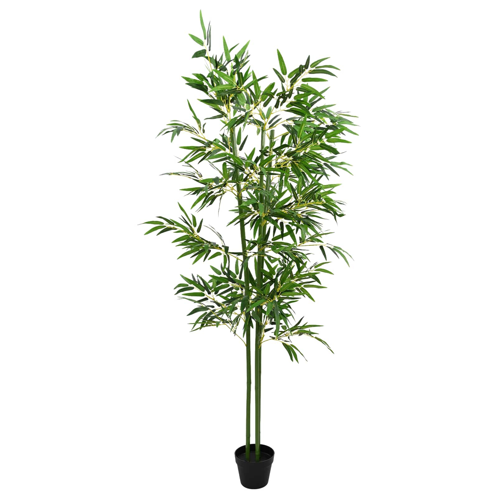 Umjetno bambusovo drvo 4 pcs Zelena 60 x 18 x 190 cm