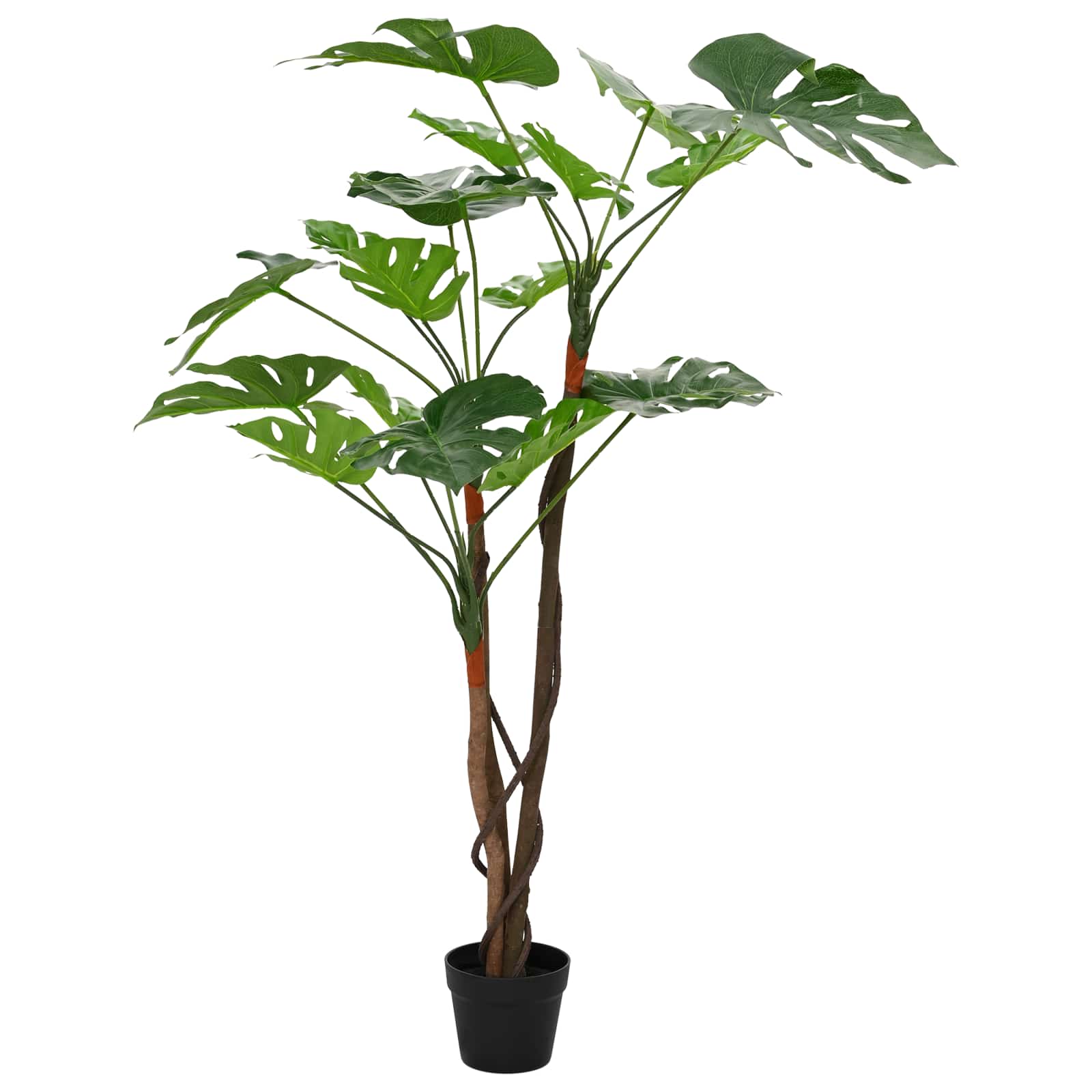 Umjetna Monstera biljka Zelena 70 x 16 x 130 cm Tkanina i drvo