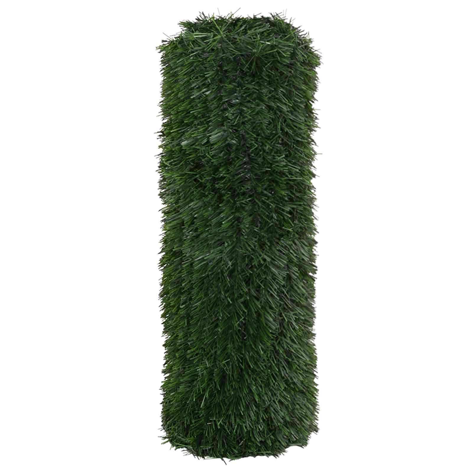 Umjetna ograda Tamnozelena 1 x 6 m PVC i čelik