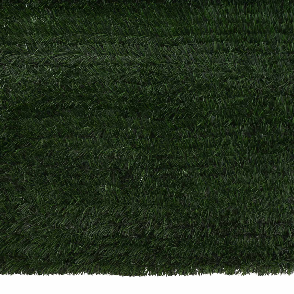 Umjetna ograda Tamnozelena 1,5 x 3 m PVC i čelik