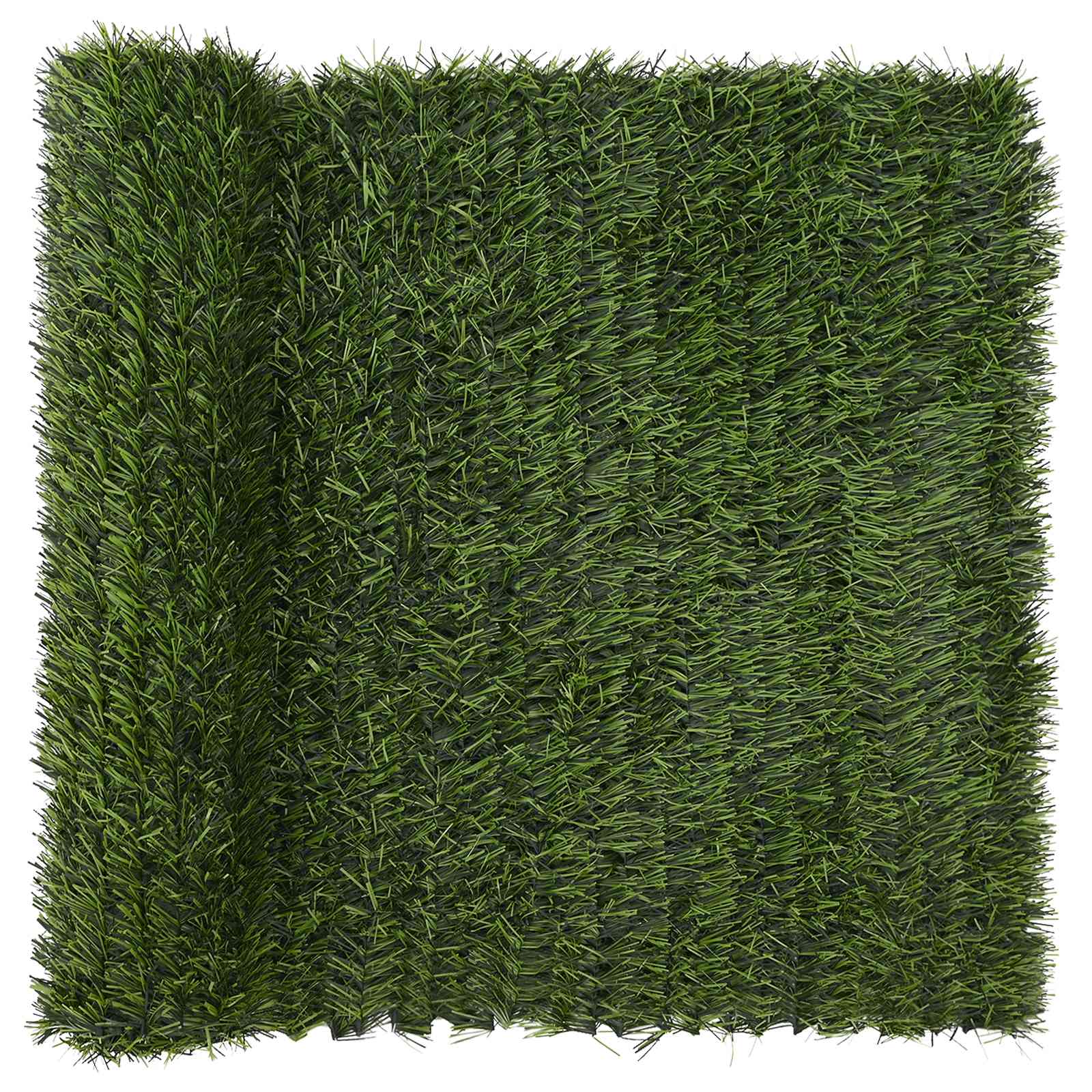 Umjetna ograda Svijetlo zelena 1 x 5 m PVC i čelik