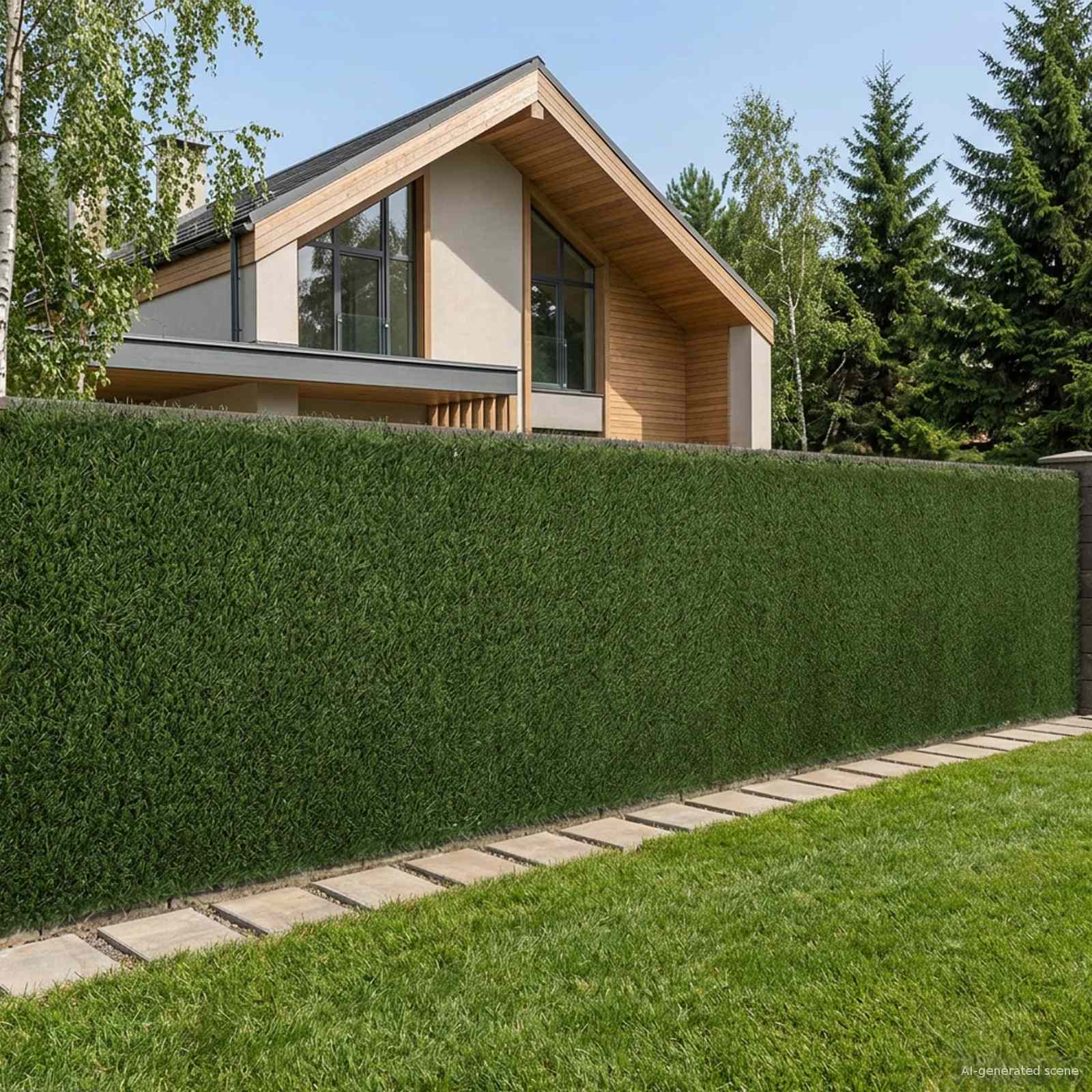 Umjetna ograda Svijetlo zelena 1,5 x 5 m PVC i čelik