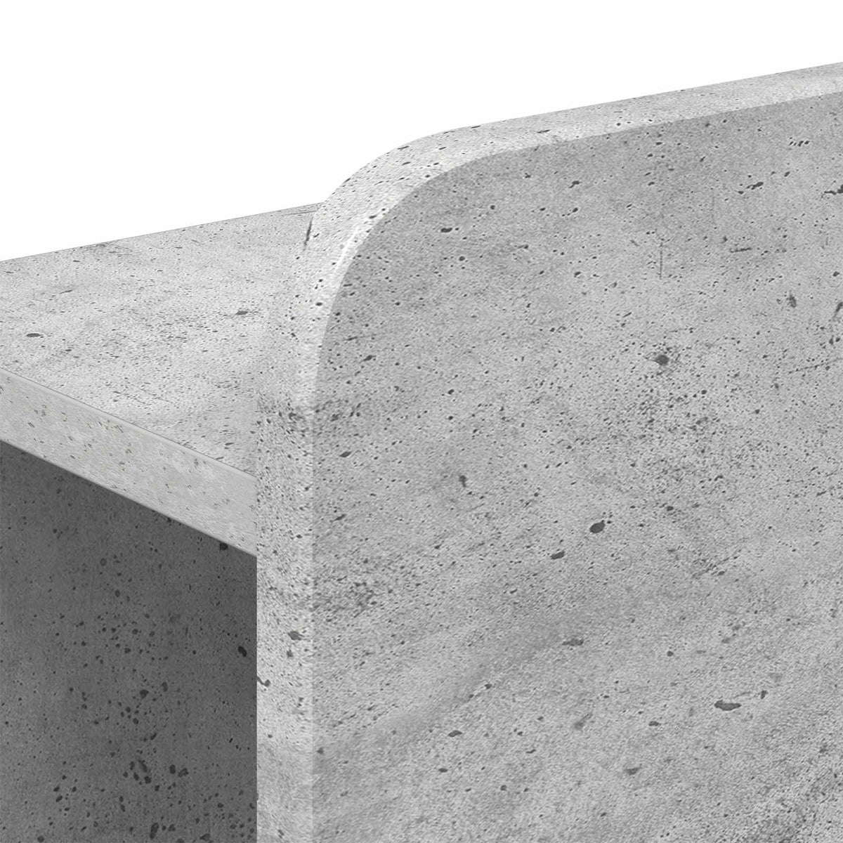 Okvir kreveta s pohranom Betonska siva 150 x 200 cm