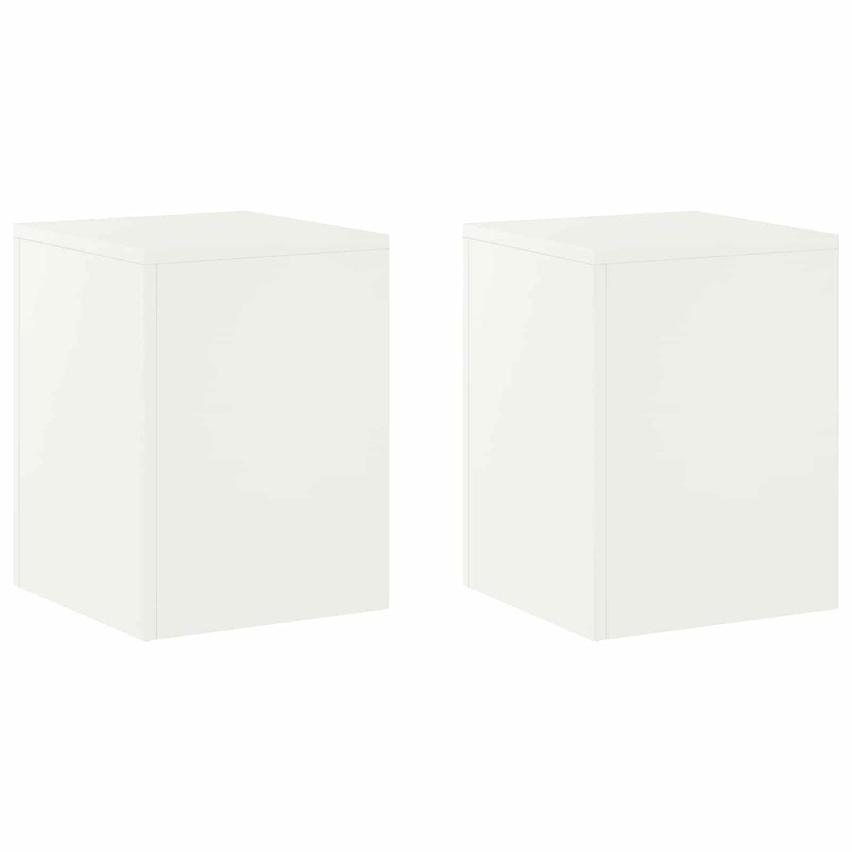 Stalak za biljke 2 pcs Bijela 30 x 30 x 40 cm Čelik