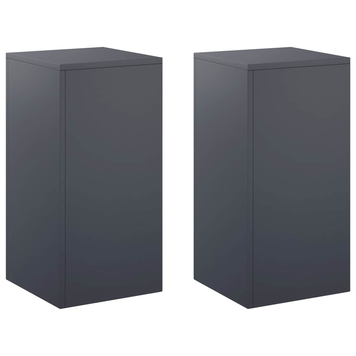 Stalak za biljke 2 pcs Antracit 30 x 30 x 60 cm Pocinčani čelik
