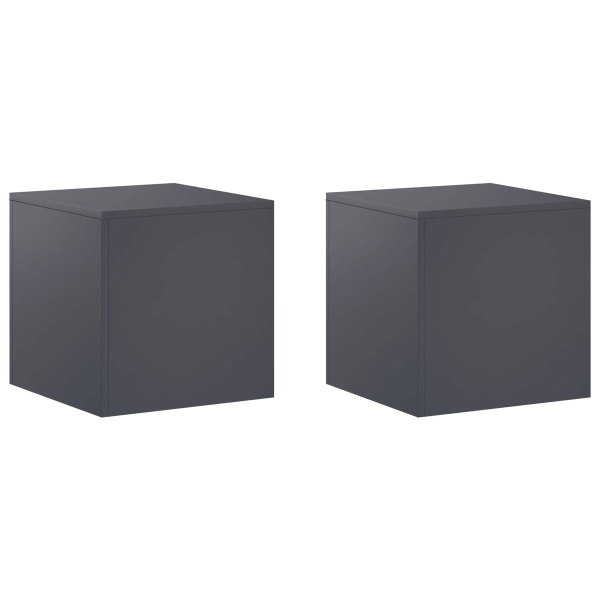 Stalak za biljke 2 pcs Antracit 40 x 40 x 40 cm Pocinčani čelik