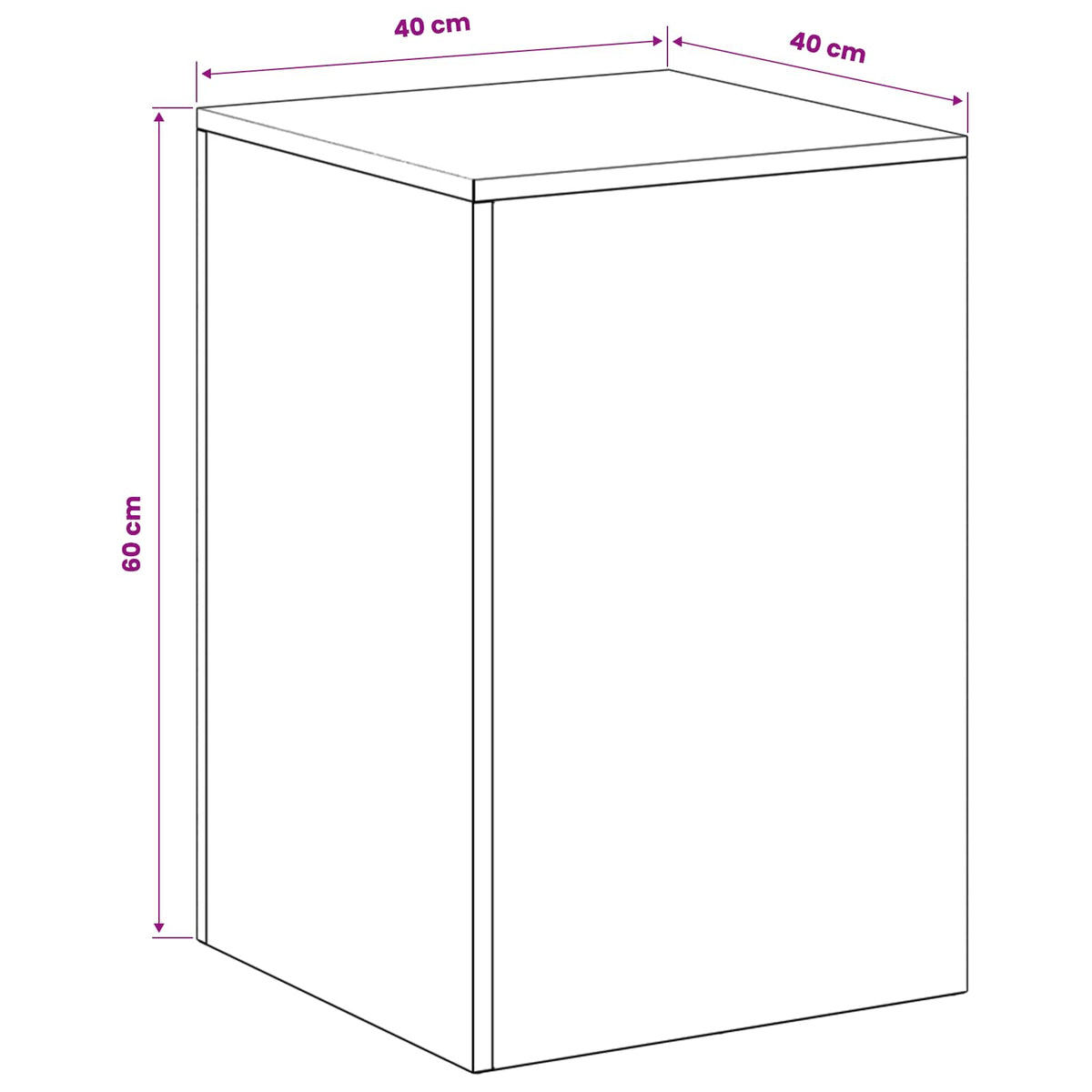 Stalak za biljke 2 pcs Rđa 40 x 40 x 60 cm Otporni čelik