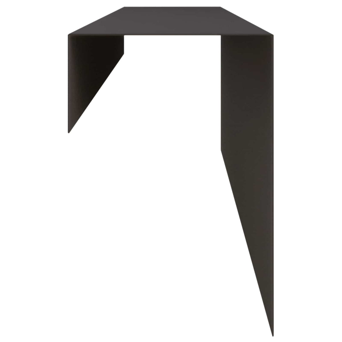 Profil za rubove vrta 10 kom. 100 x 10 x 15 cm Čelik Crna