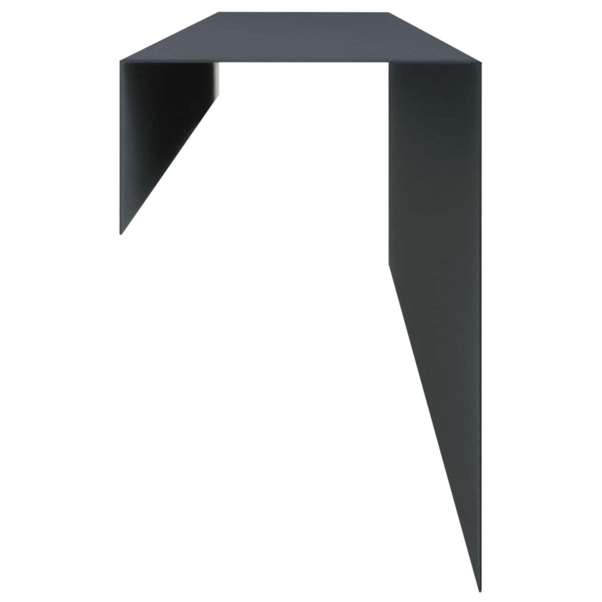 Profil za rubove vrta 10 kom. 100 x 10 x 15 cm Čelik Antracit