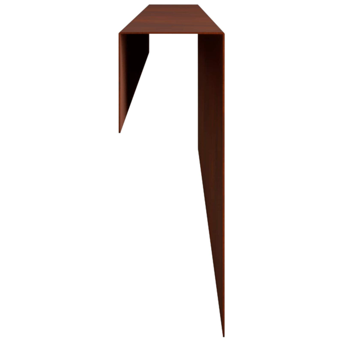 Profil za rubove vrta 10 kom. 100 x 5 x 15 cm Otporni čelik Rđa