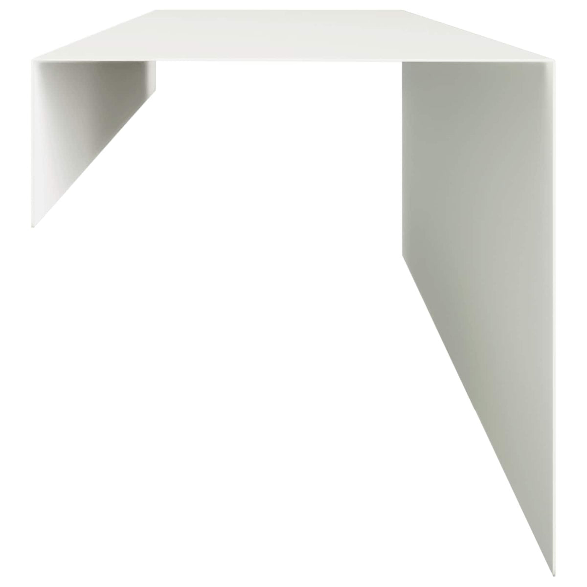 Profil za rubove vrta 2 kom. 100 x 15 x 15 cm Čelik Bijela