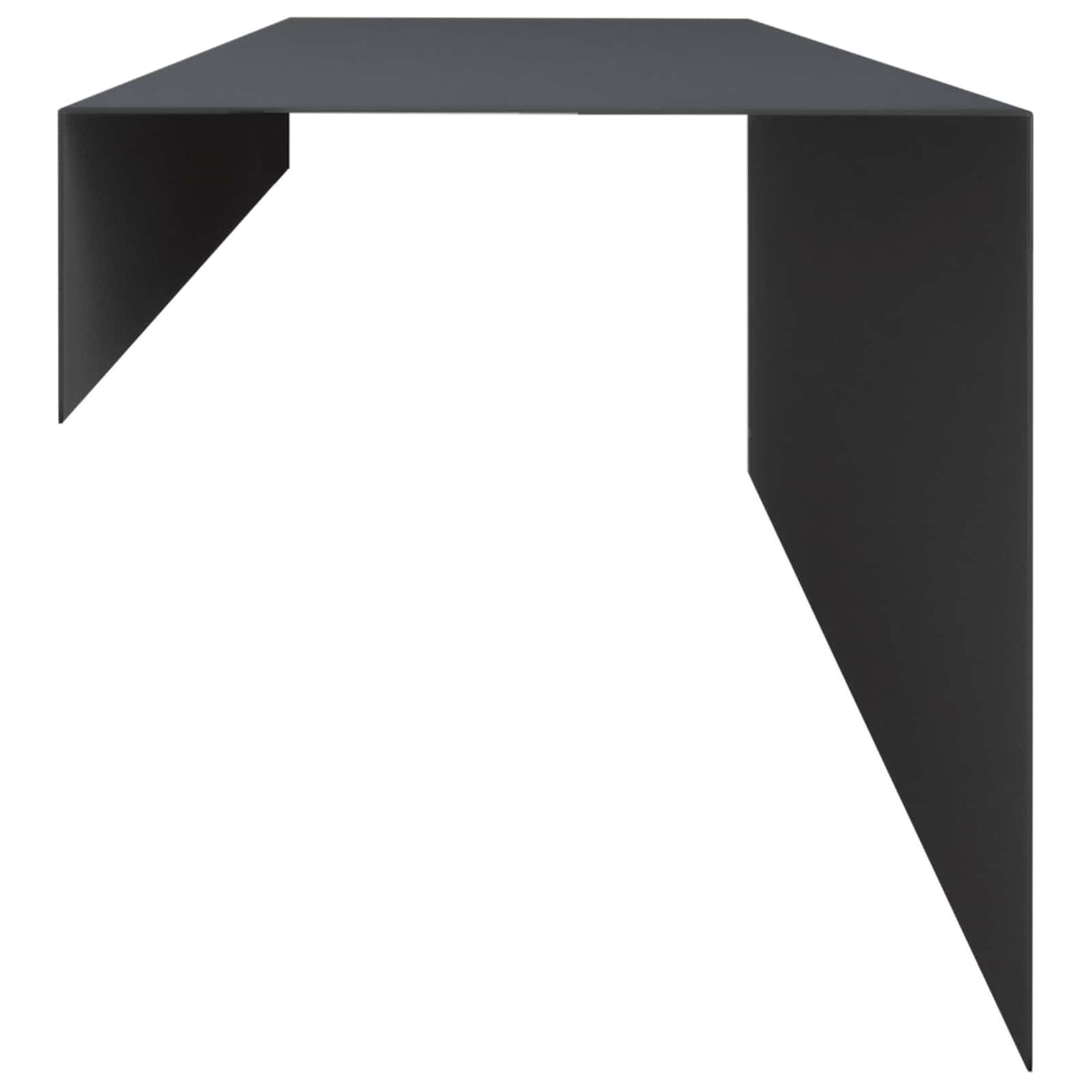 Profil za rubove vrta 10 kom. 100 x 15 x 15 cm Čelik Antracit
