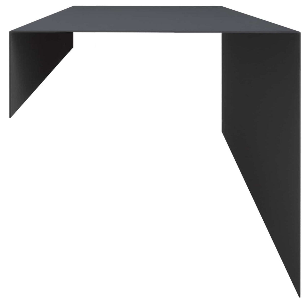 Profil za rubove vrta 2 kom. 100 x 20 x 15 cm Čelik Antracit