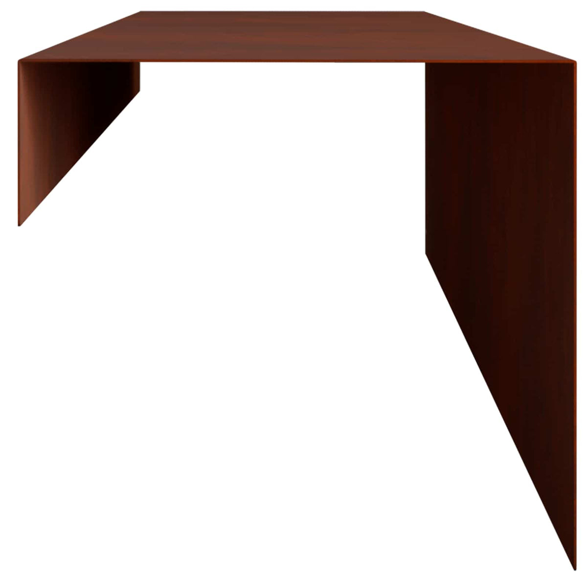 Profil za rubove vrta 2 kom. 100 x 20 x 15 cm Otporni čelik Rđa