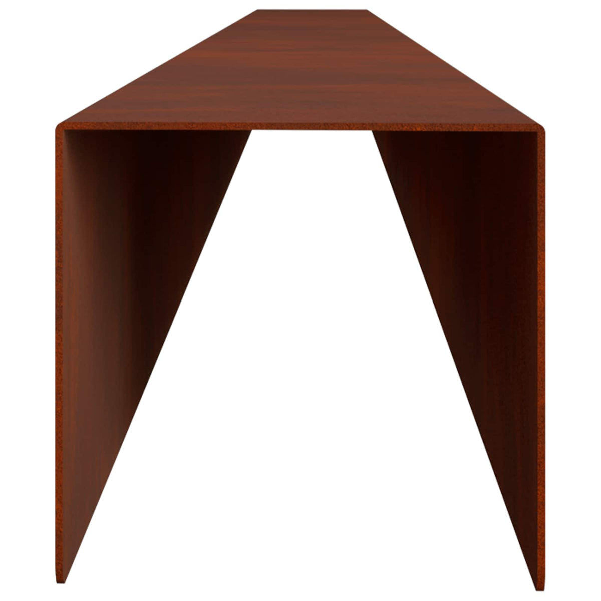 Profil za rubove vrta 20 kom. 100 x 5 x 5 cm Otporni čelik Rđa