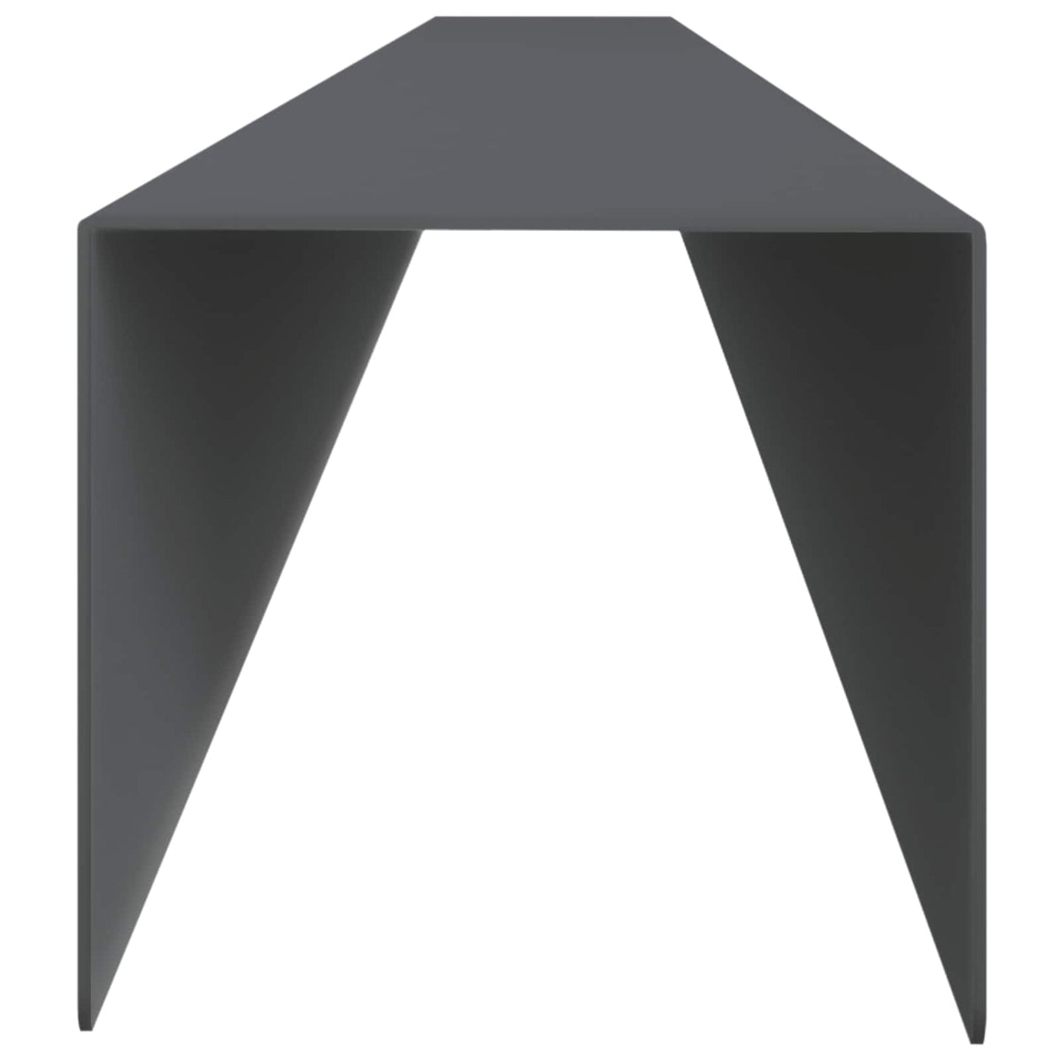 Profil za rubove vrta 2 kom. 100 x 6 x 5 cm Čelik Antracit