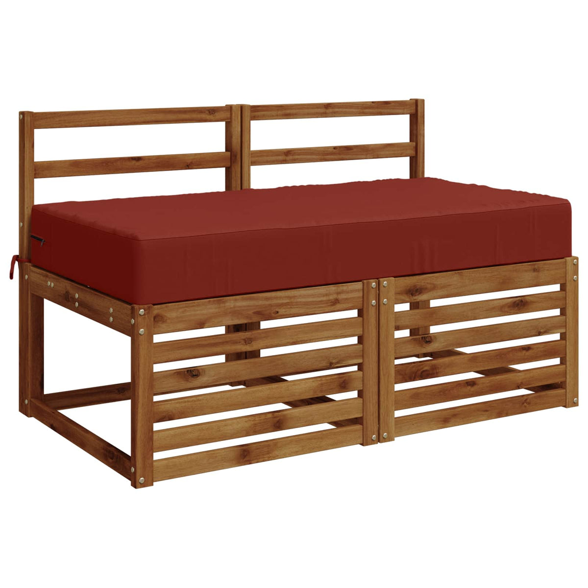 Jastuk za sjedalo SOEST 100% poliester Crvena 120 x 80 x 15 cm