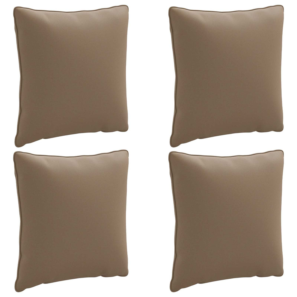 Jastučići za leđa (4 kom) PUTTEN 4 pcs 100% poliester Sivosmeđa