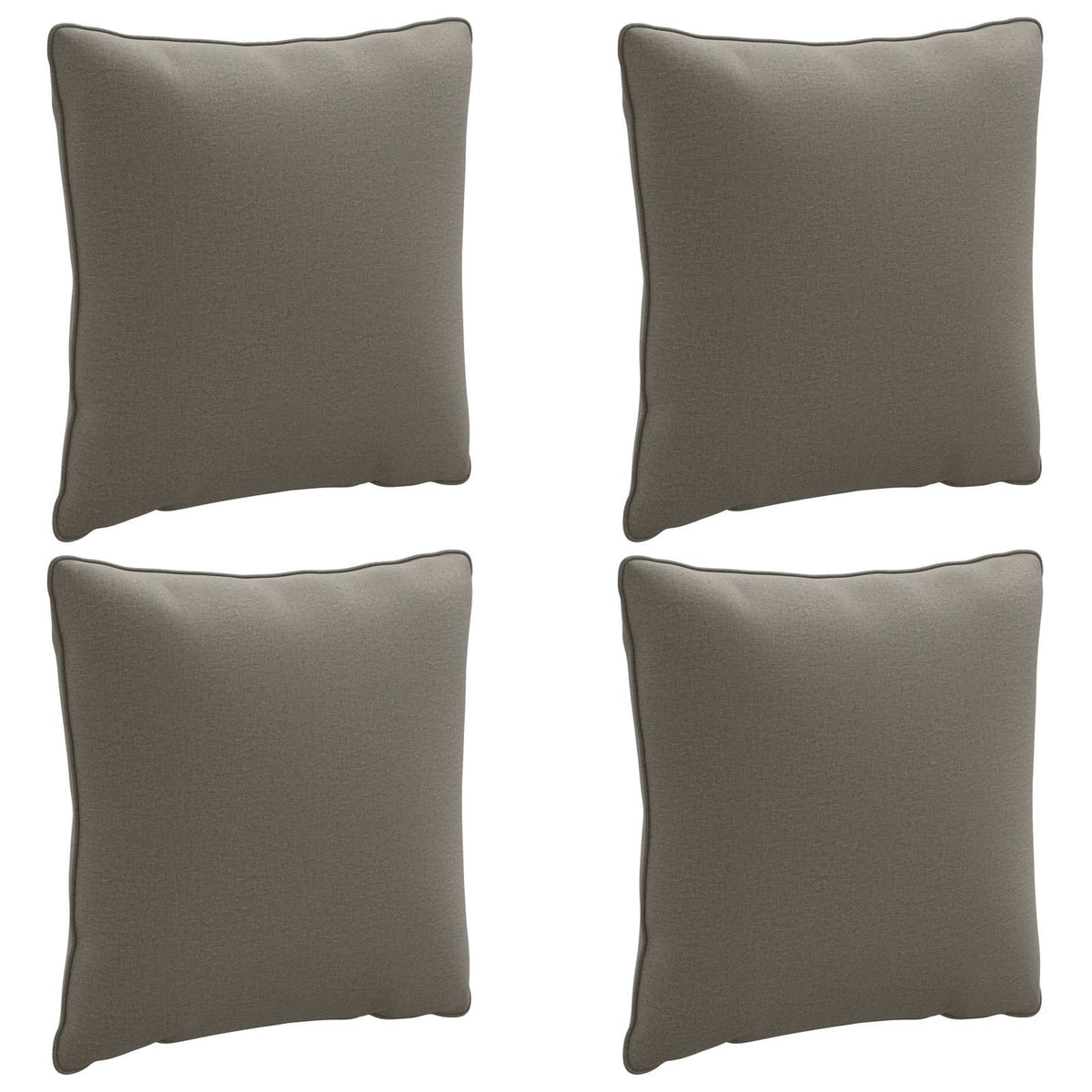 Jastučići za leđa (4 kom) PUTTEN 4 pcs 100% poliester Siva