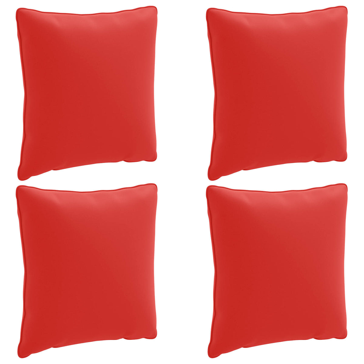 Jastučići za leđa (4 kom) PUTTEN 4 pcs 100% poliester Crvena