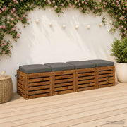 Set jastučića od 4 komada SOEST 4 pcs 100% poliester Siva