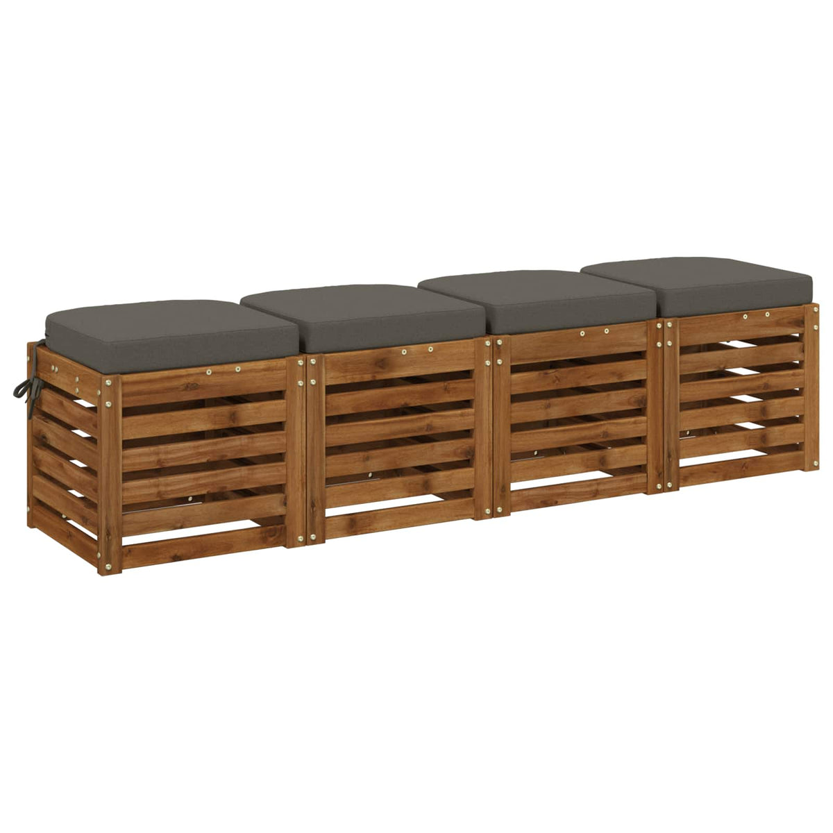 Set jastučića od 4 komada SOEST 4 pcs 100% poliester Siva
