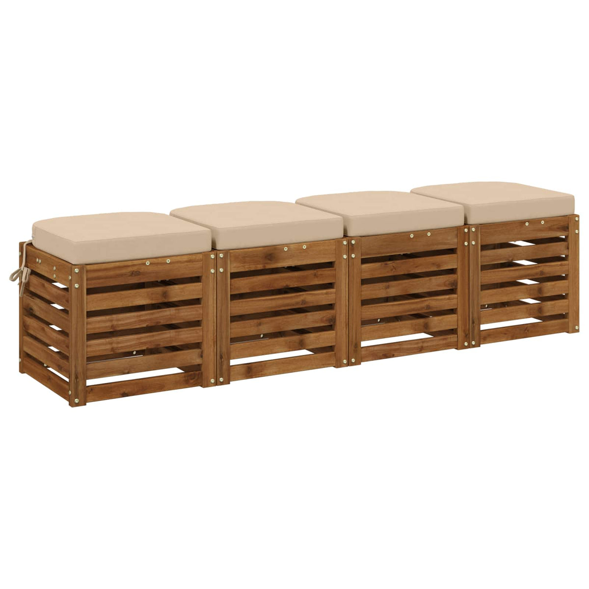Set jastučića od 4 komada SOEST 4 pcs 100% poliester Krem