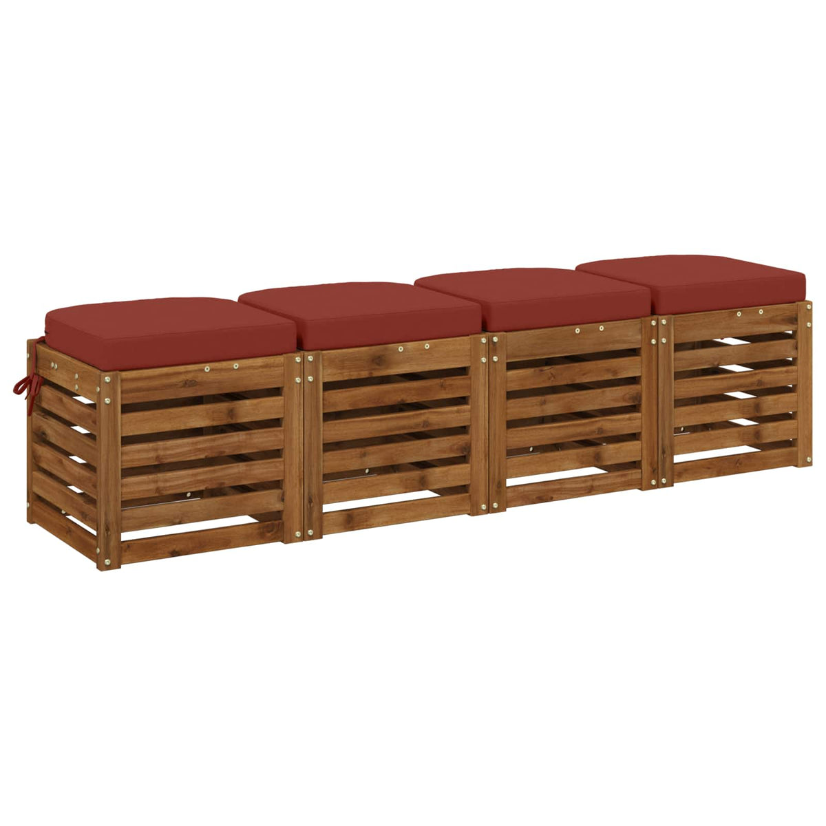 Set jastučića od 4 komada SOEST 4 pcs 100% poliester Crvena