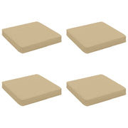 Jastučići za sjedalo od 4 dijela VUGHT 4 pcs 100% poliester Bež