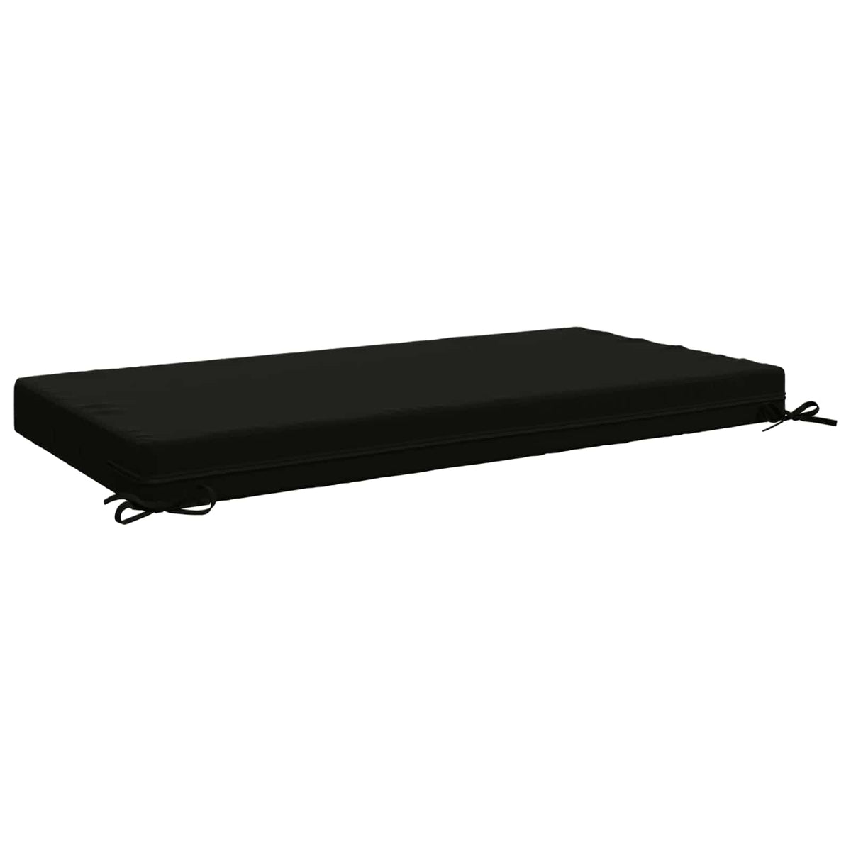 Jastuk za sjedalo SOEST 100% poliester Crna 120 x 60 x 10 cm