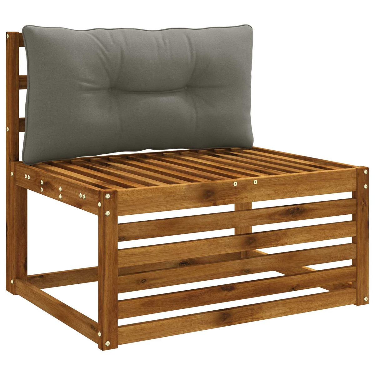 Jastučić za leđa PUTTEN 100% poliester Siva 80 x 40 x 10 cm