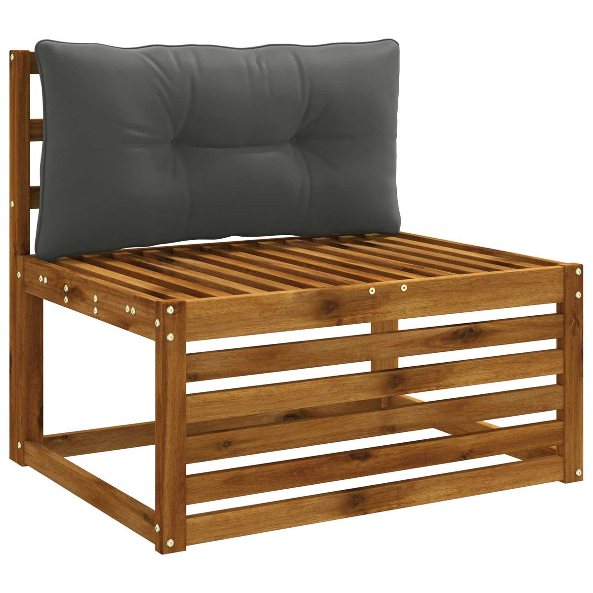 Jastučić za leđa PUTTEN 100% poliester Antracit 80 x 40 x 10 cm