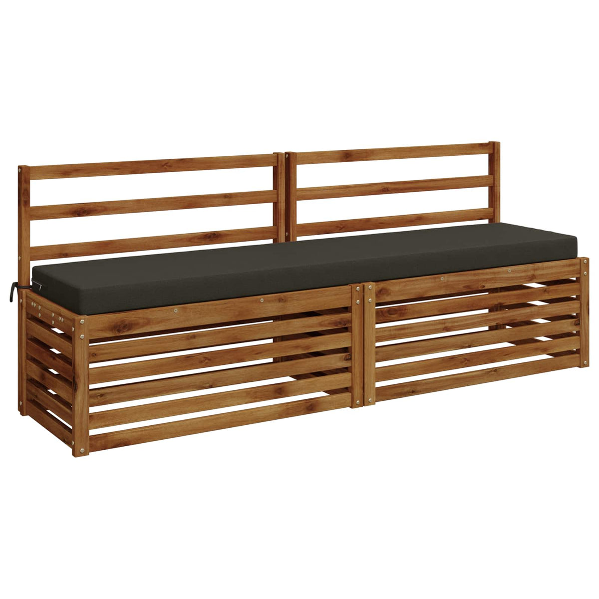 Jastučić za klupu SOEST 100% poliester Antracit 180 x 40 x 8 cm